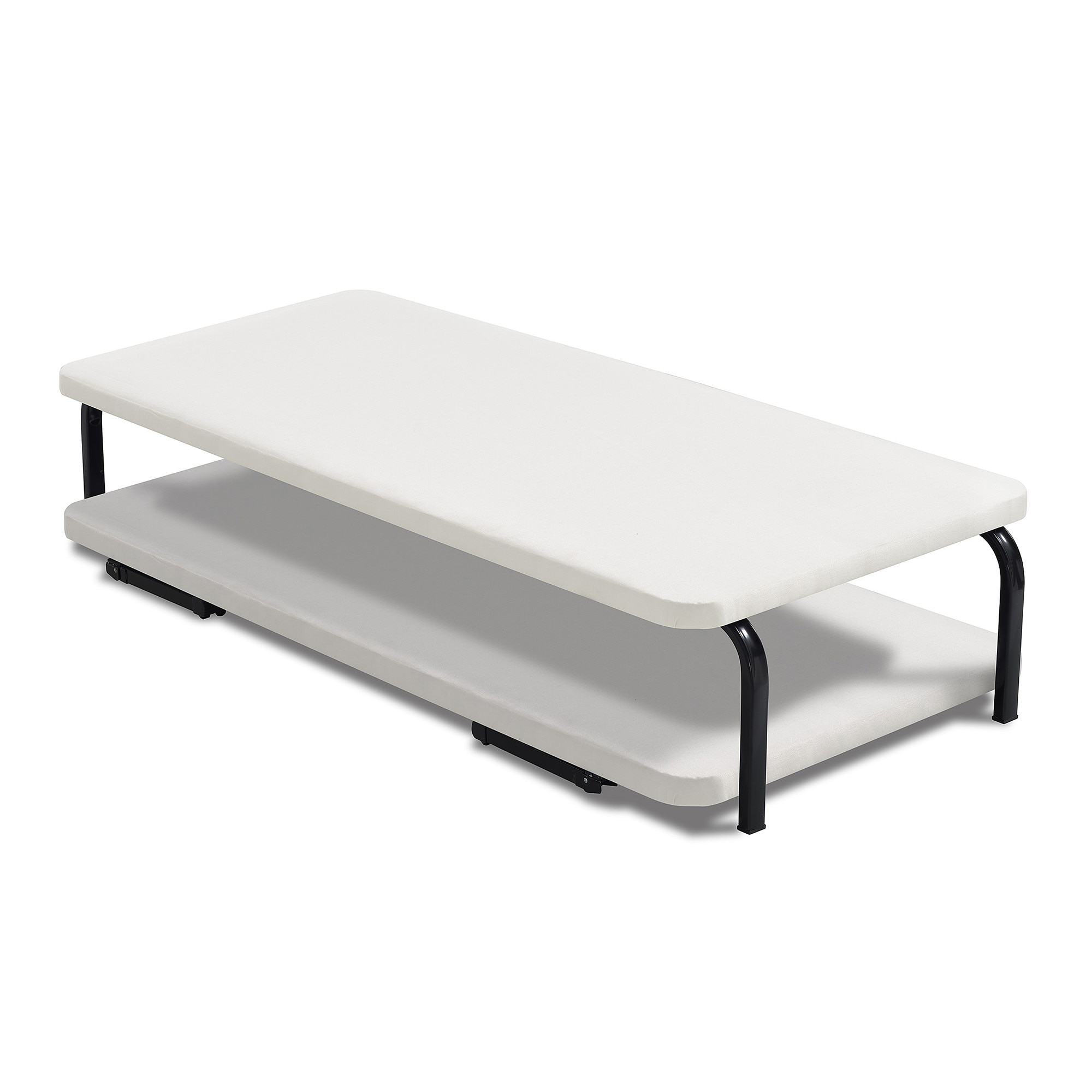 Base tapizada infantil-juvenil cama nido con patas Chelsea Flex - Cama 80 x 190 cm 3
