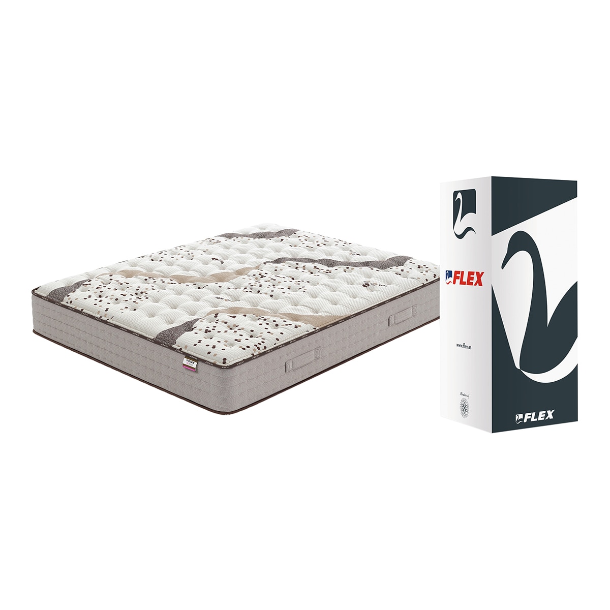 Colchón de muelles ensacados WBX Pocket Flex Blanco-1