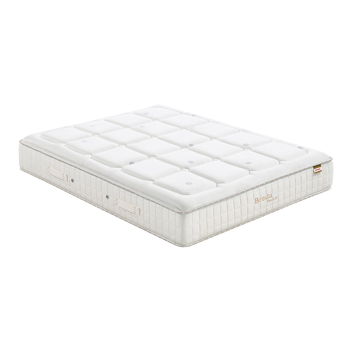 Colchón de muelles ensacados Breda Pocket V3 Flex Blanco-1