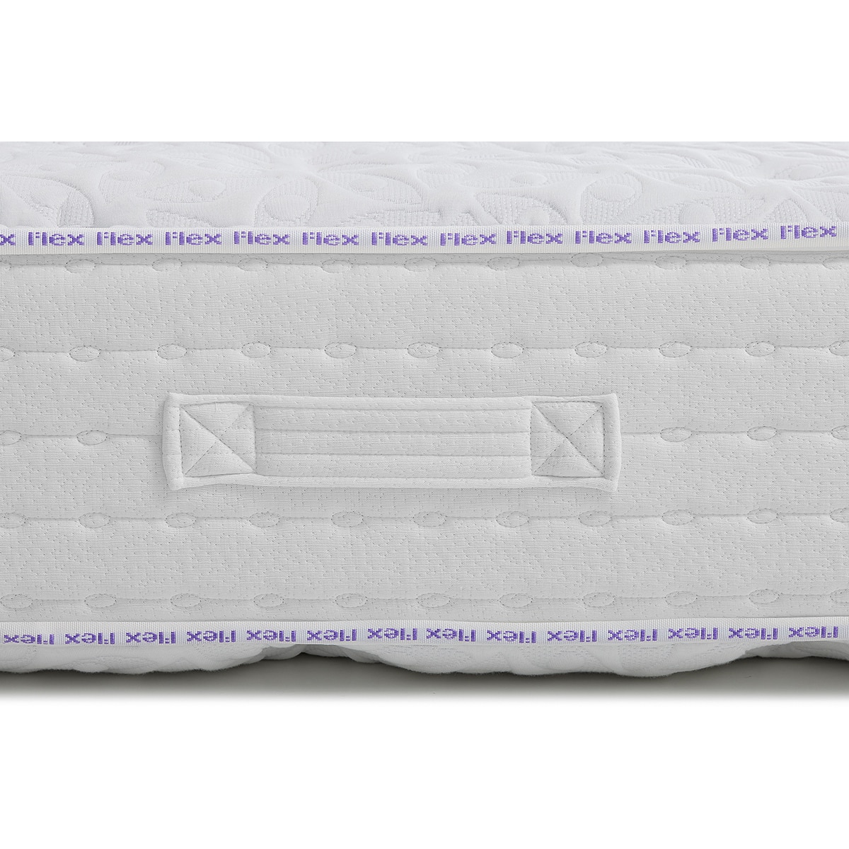 Colchón muelles ensacados firmeza media Esencia Pocket Flex - Blanco Cama 80 x 190 cm Blanco-2