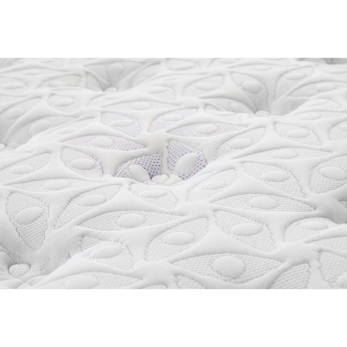 Colchón muelles ensacados firmeza media Esencia Pocket Flex - Blanco Cama 80 x 190 cm Blanco-4
