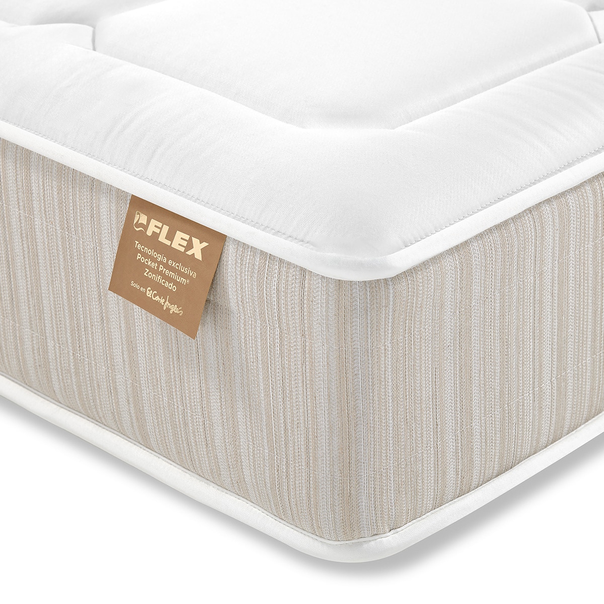 Colchón de muelles ensacados Pocket Premium® Tribeca V2 Flex - Blanco Cama 80 x 190 cm Blanco-2
