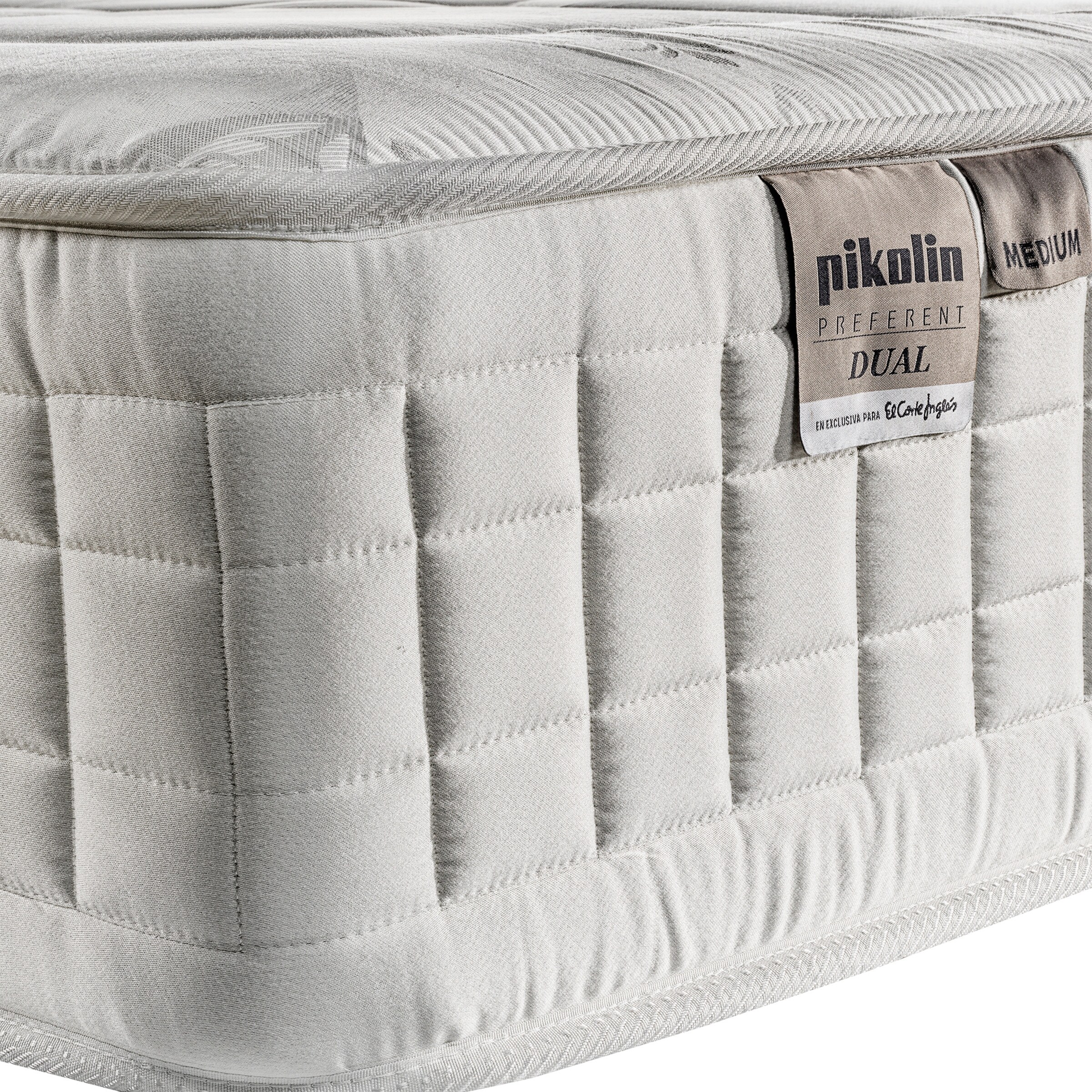 Colchón de muelles ensacados firmeza media Roma 4.0 Pikolin - Blanco Cama 80 x 190 cm Blanco-3