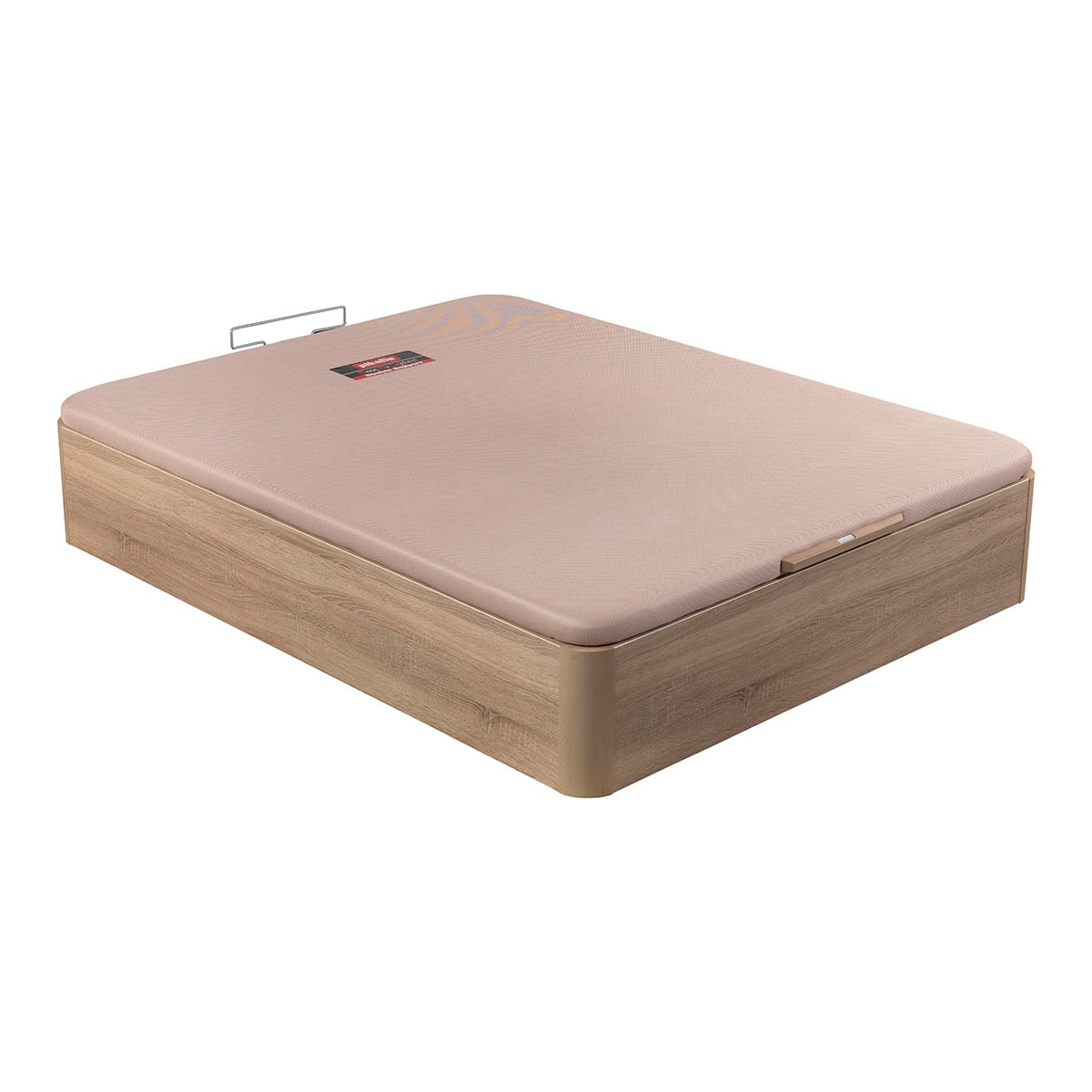 Canapé abatible de madera 3D Preferent Pikolin - Natural Cama 80 x 190 cm Natural-2