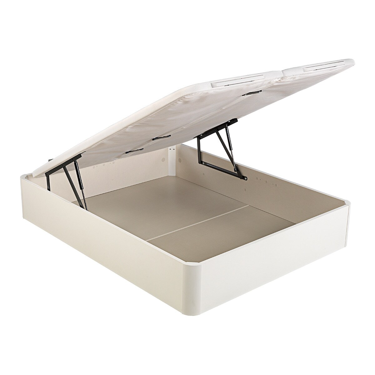 Imagen 1 de Canapé abatible con 2 tapas Preferent 3D Pikolin - Blanco Cama 150 x 190 cm Blanco
