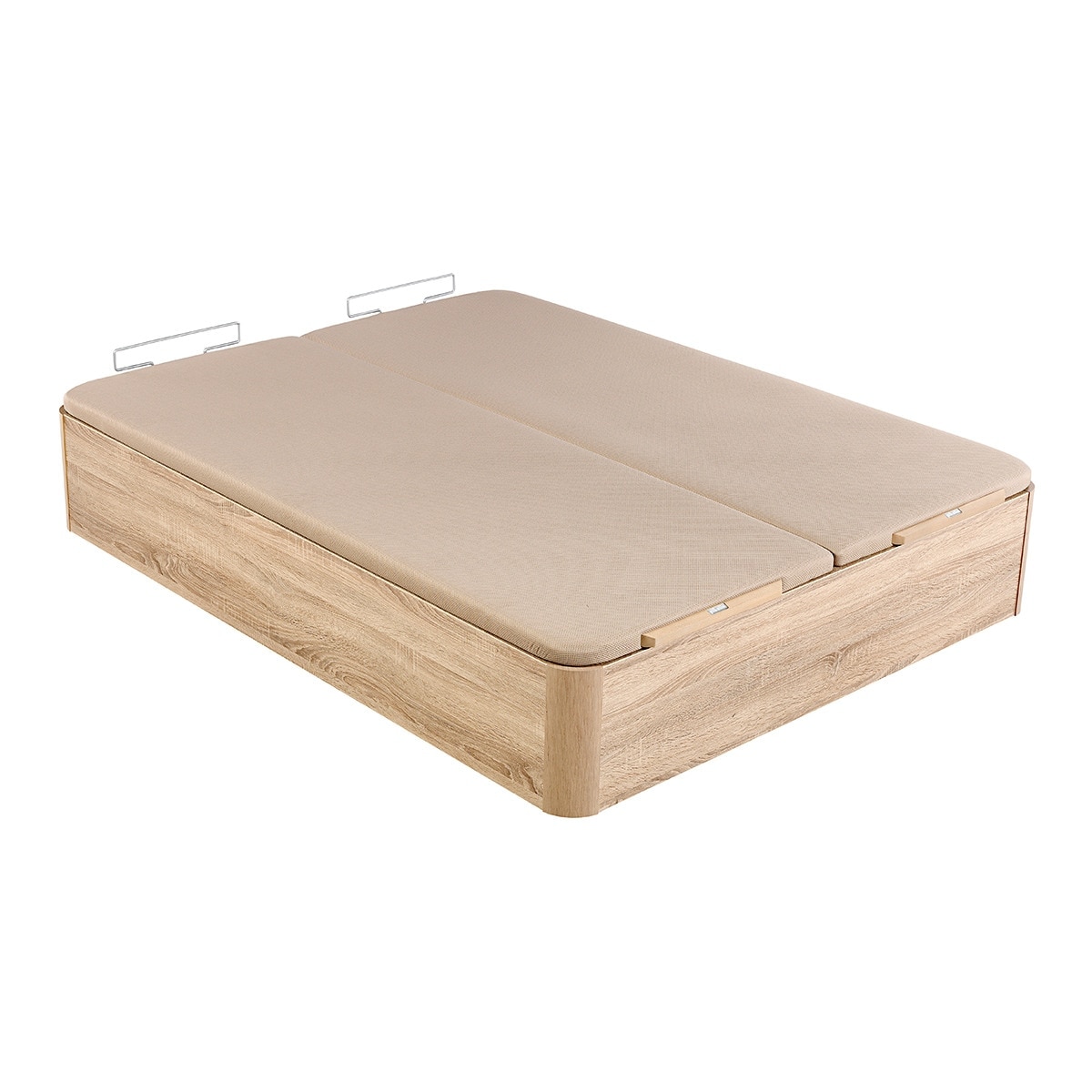 Imagen 3 de Canapé abatible con 2 tapas Preferent 3D Pikolin - Natural Cama 150 x 190 cm Natural