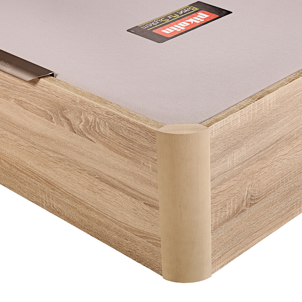 Canapé abatible lateral Preferent Pikolin - Natural Cama 90 x 190 cm Natural-4
