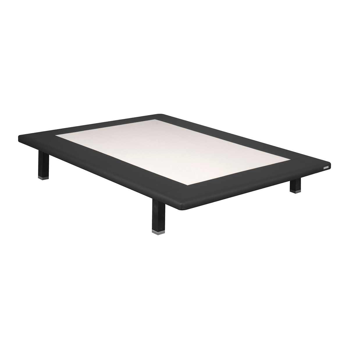 Imagen 0 de Base tapizada Divanlín Polipiel + tejido 3D transpirable Pikolin Negro
