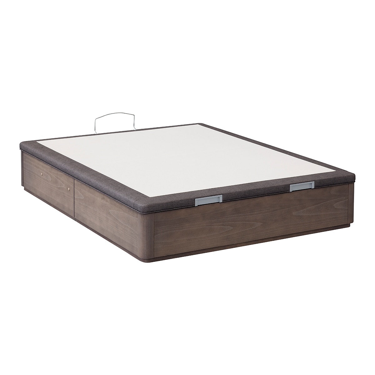 Canapé abatible Década madera Aspol - Gris Cama 135 x 190 cm Gris-2