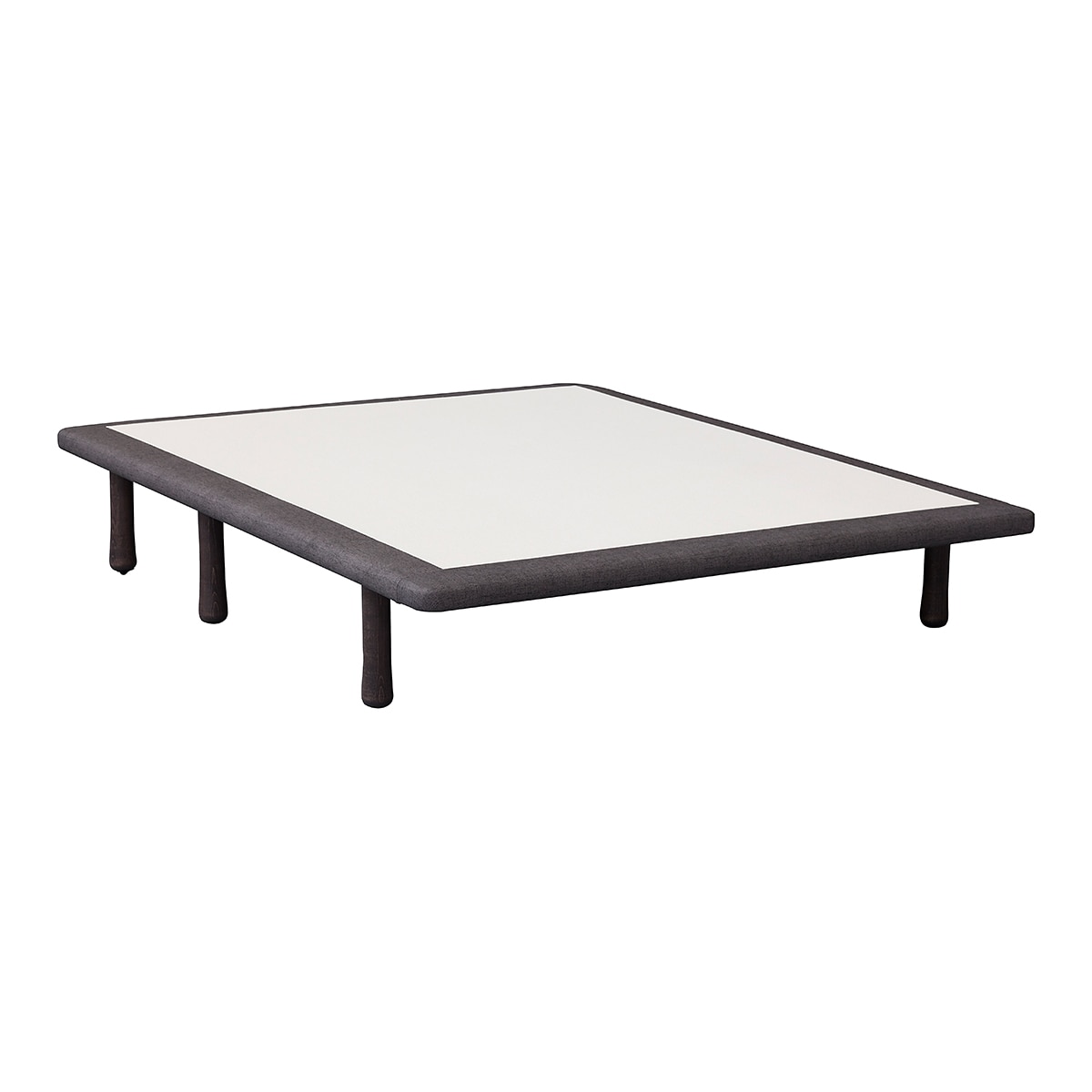 Imagen 1 de Base tapizada Década Aspol - Ceniza Cama 150 x 190 cm Ceniza
