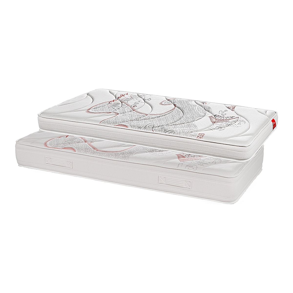 Imagem 0 de Pack infantil-juvenil de colchão 26 cm + 16 cm HR Tecnocel Viscogel Campus