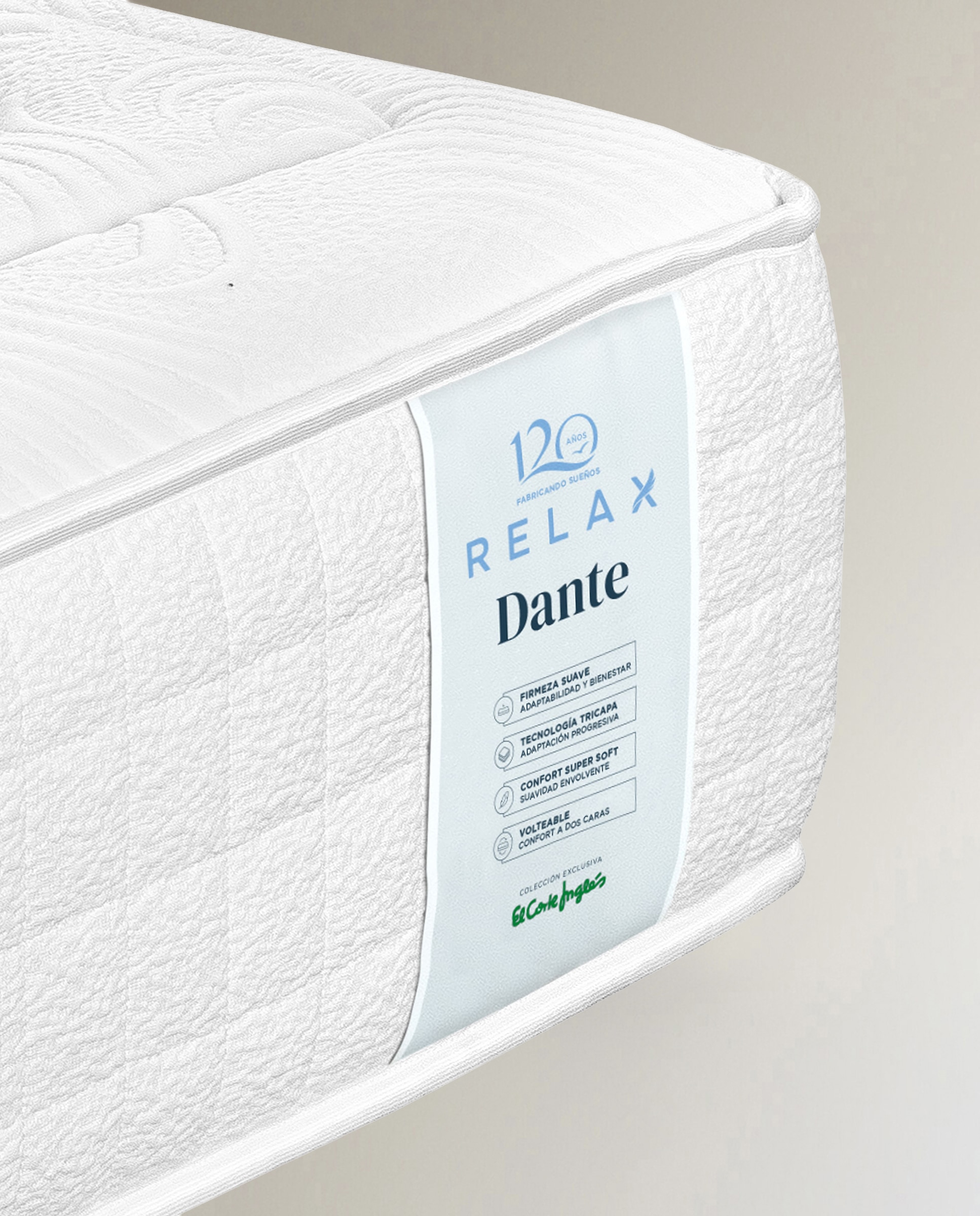 Colchão HR + Viscoelástico Dante V2 Relax Branco-2