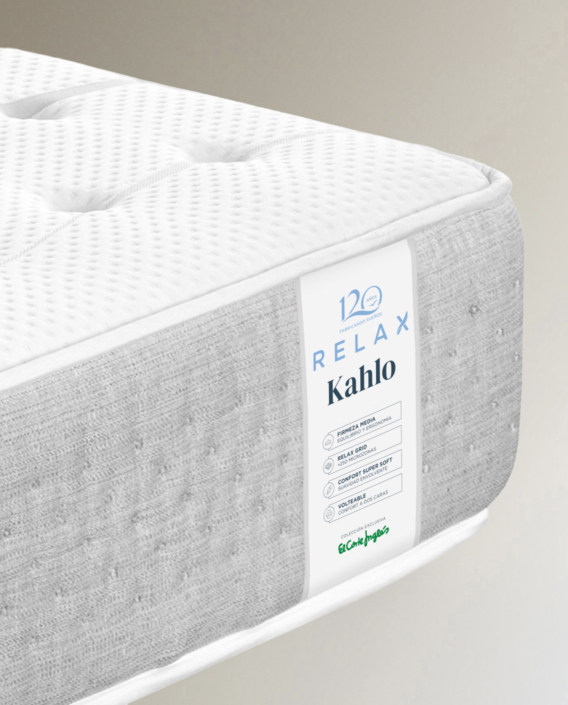 Colchão de HR + Viscoelástica Kahlo Relax Branco-4