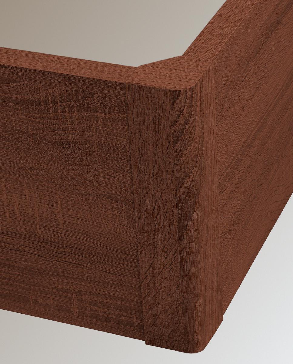 Canapé de madera Mercury Relax - Cerezo Cama 90 x 190 cm Cerezo-4