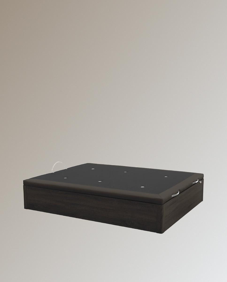 Canapé de madera Mercury Relax - Wengué Cama 90 x 190 cm Wengué-2