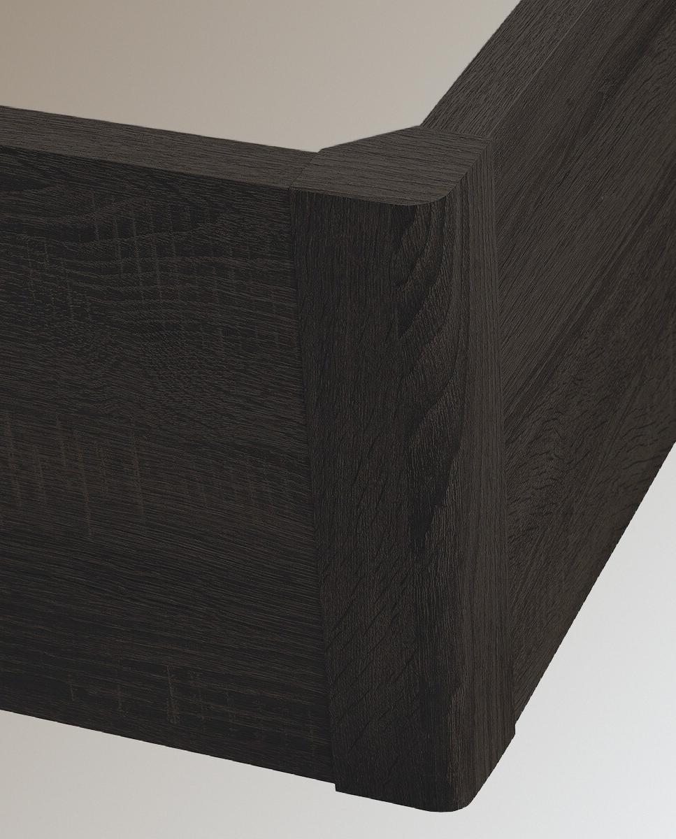 Canapé de madera Mercury Relax - Wengué Cama 90 x 190 cm Wengué-4
