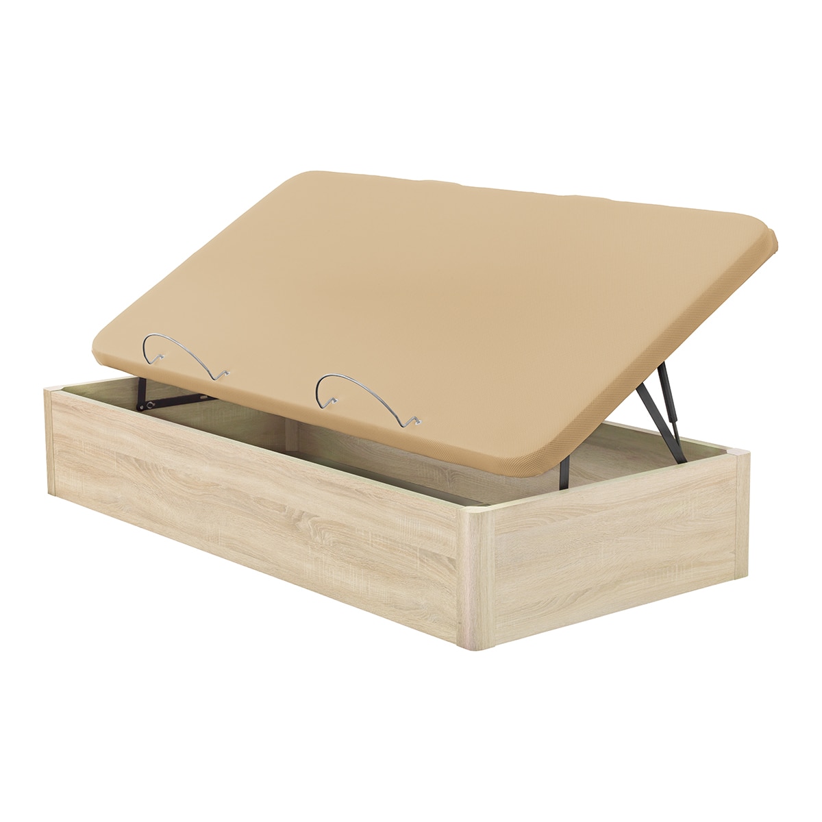 Sommier de Madeira com Abertura Lateral Planet 32 Relax Natural-3