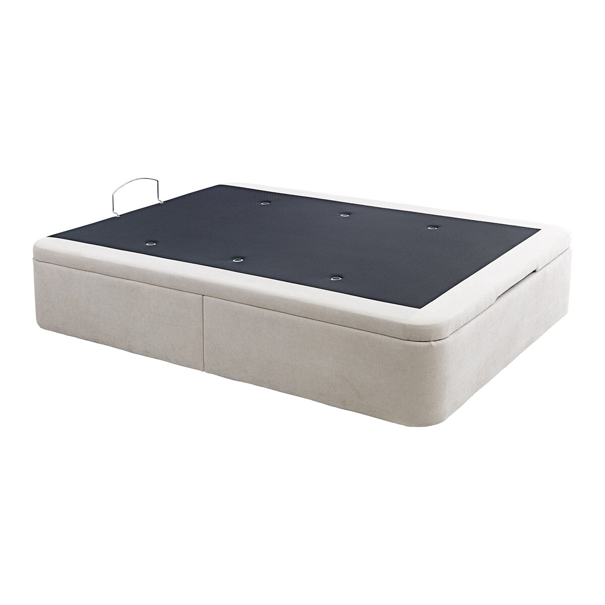 Canapé abatible tapizado Deco B Relax - Beige Cama 90 x 190 cm Beige-2