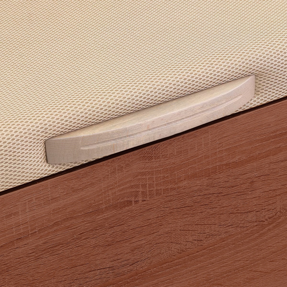 Canapé abatible de madera Planet 35 Relax - Cerezo Cama 90 x 190 cm Cerezo-4