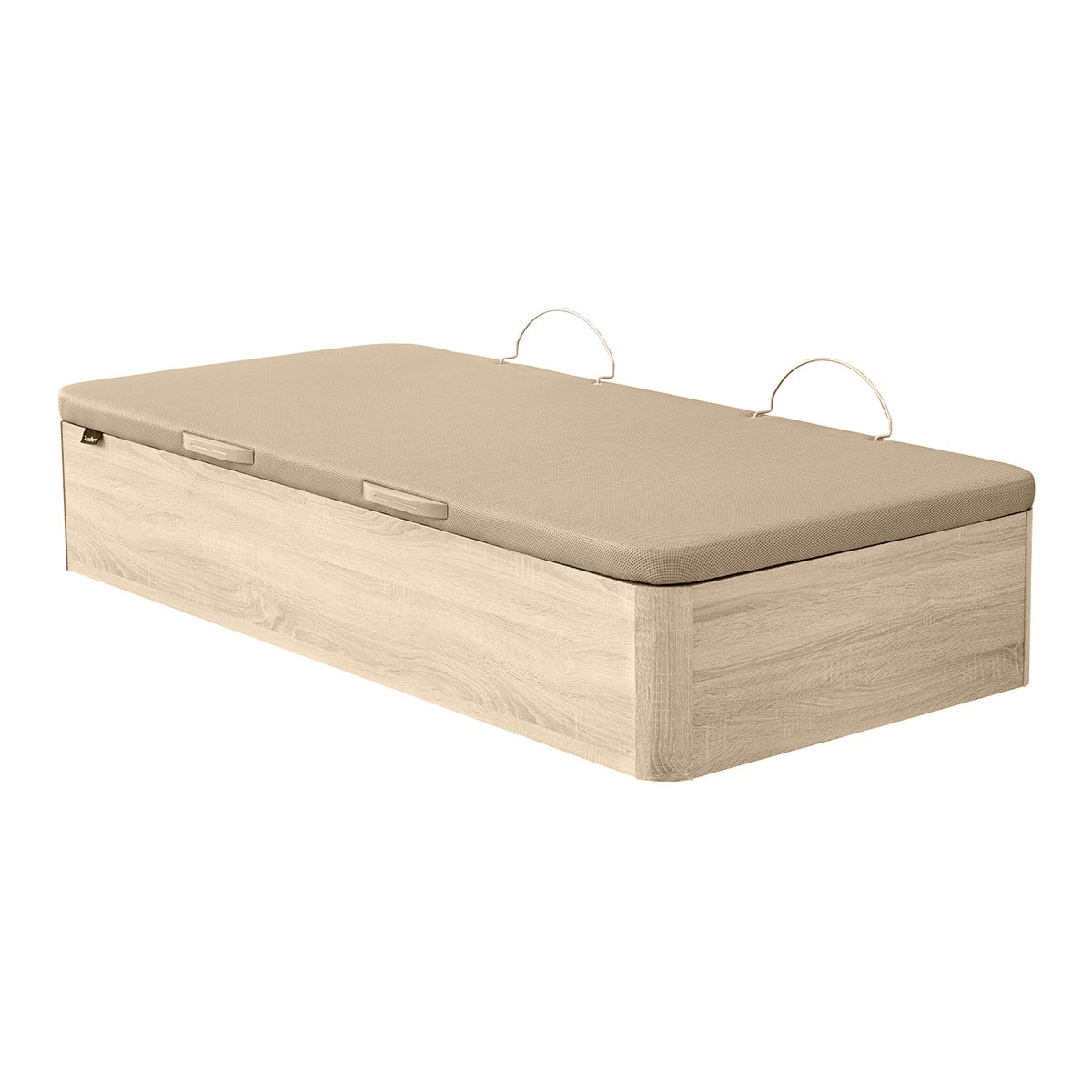 Canapé abatible lateral de madera Planet 35 Relax - Natural Cama 90 x 200 cm Natural-2