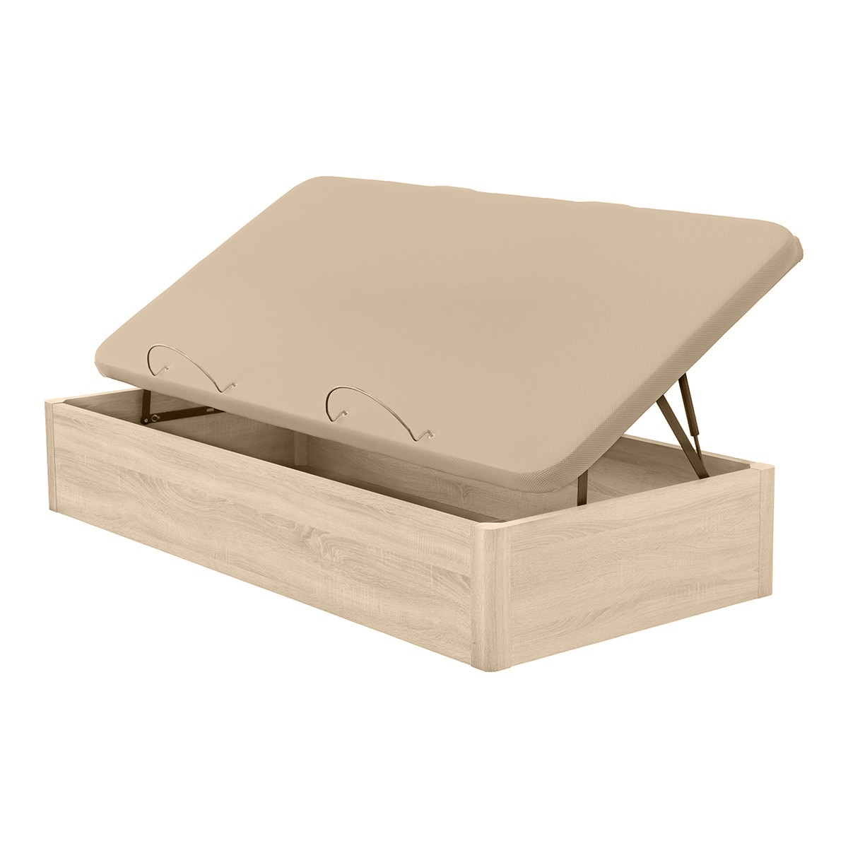 Canapé abatible lateral de madera Planet 35 Relax - Natural Cama 90 x 200 cm Natural-3