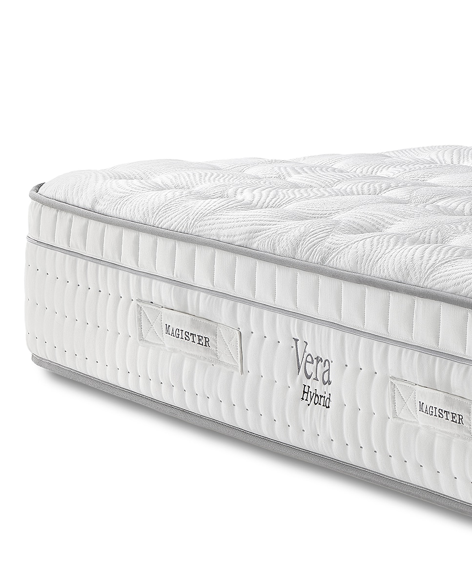 Imagen 3 de Colchón muelles ensacados Vera Hybrid V2 Magister - Blanco Cama 80 x 190 cm Blanco