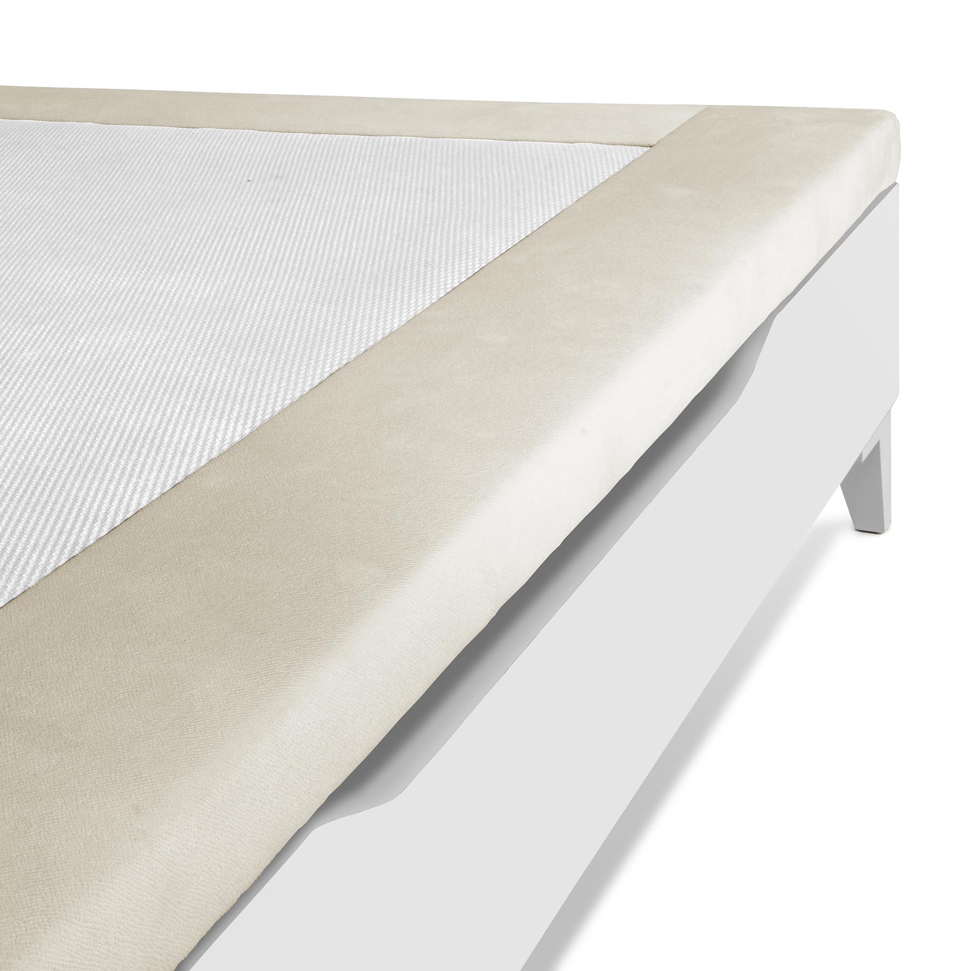 Imagen 3 de Canapé abatible de madera con patas Verona V2 Magister - Blanco Cama 80 x 190 cm Blanco