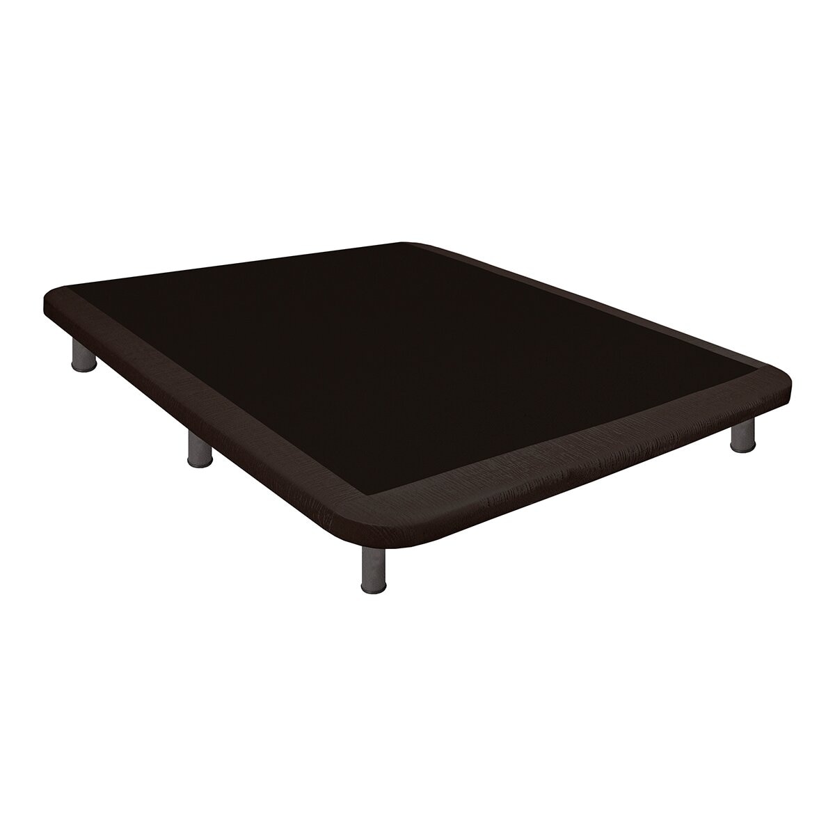 Imagen 1 de Base tapizada en polipiel Praga 20 Magister - Marrón Cama 80 x 190 cm Marrón