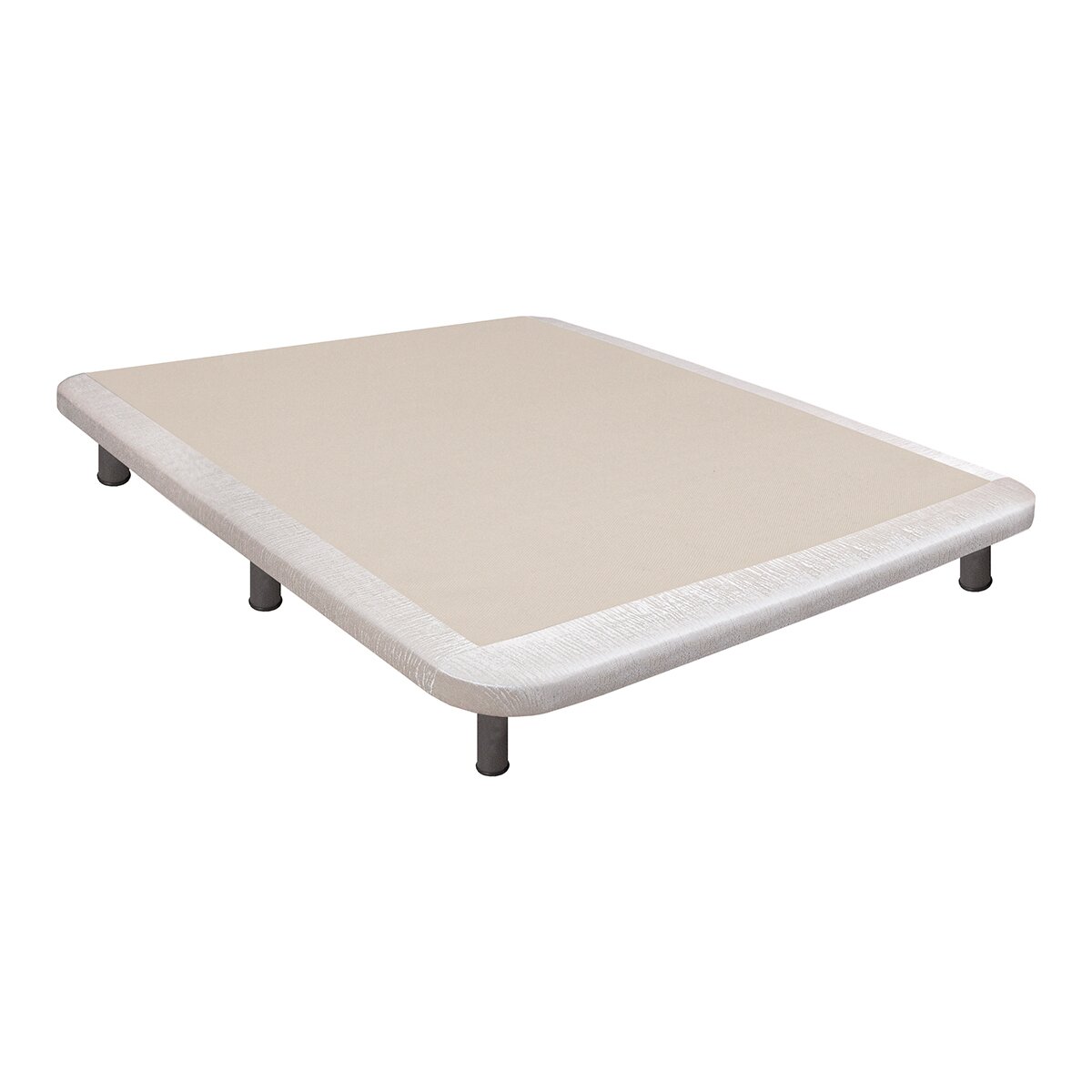 Imagen 1 de Base tapizada en polipiel Praga 20 Magister - Natural Cama 105 x 190 cm Natural