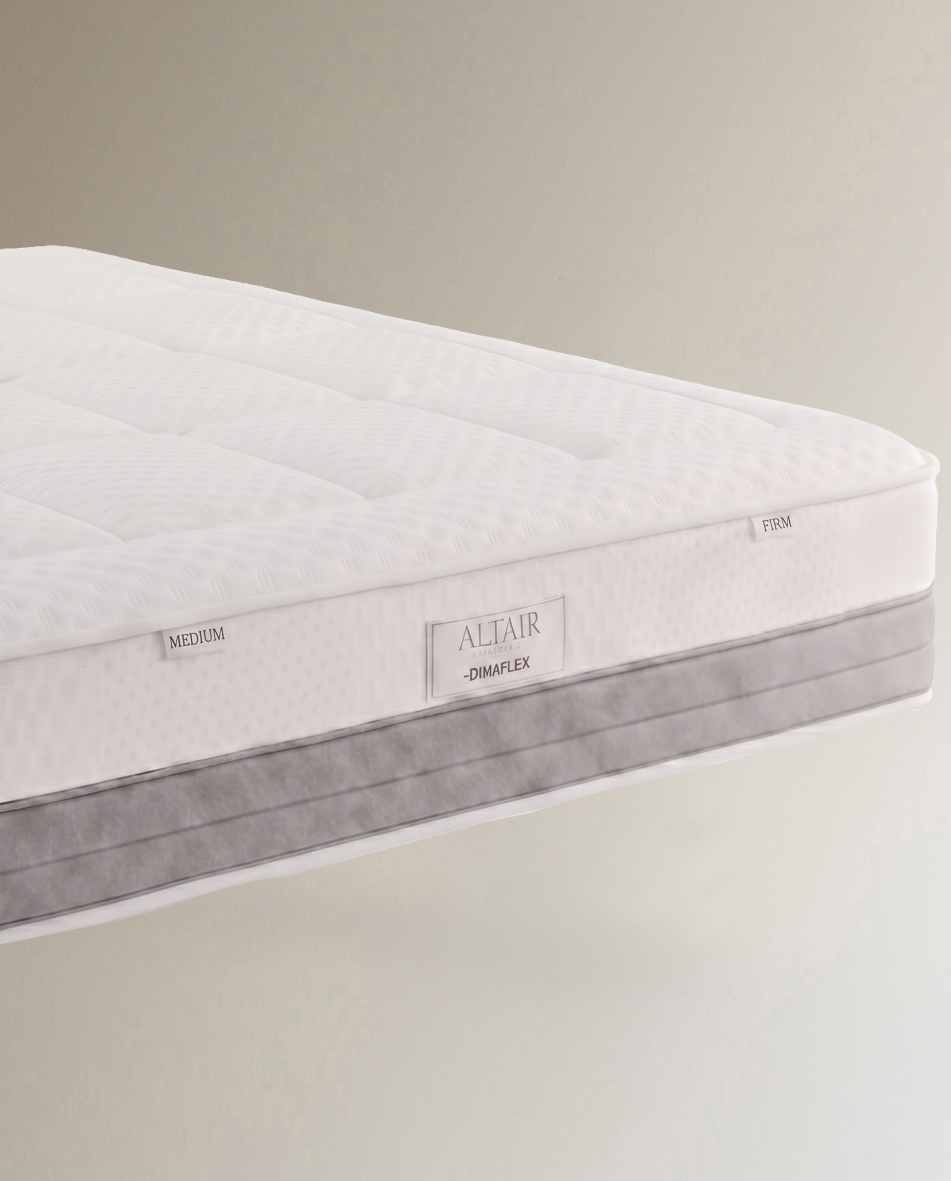 Colchón HR EVOTEX + viscoelástica medio ALTAIR Dimaflex - Blanco Cama 80 x 190 cm Blanco-2