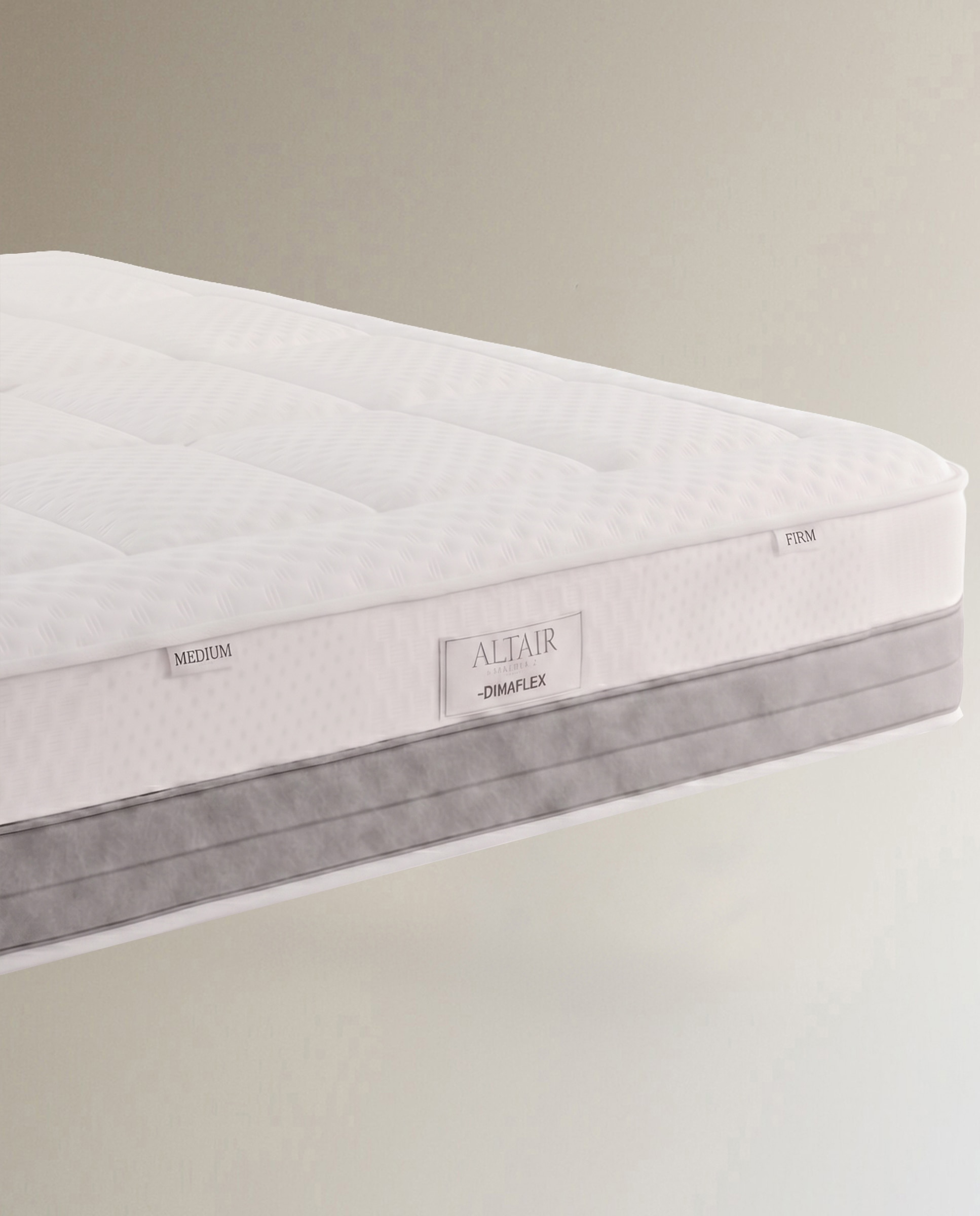 Colchón HR EVOTEX + viscoelástica doble firmeza ALTAIR Dimaflex - Blanco Cama 150 x 190 cm Blanco-2