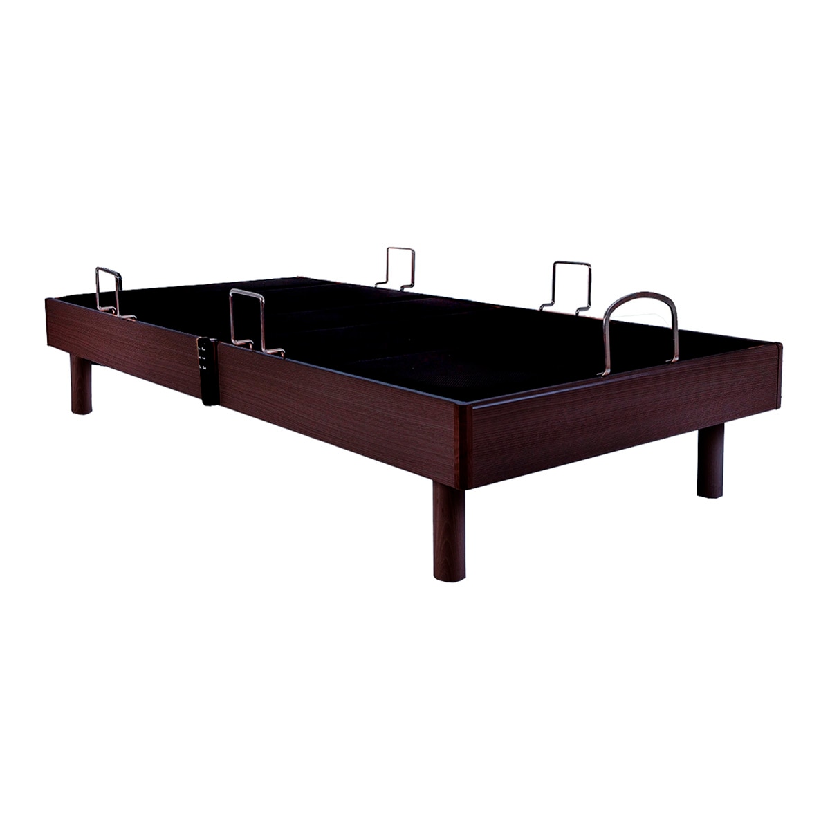 Conjunto colchón de viscoelástica y somier de madera EVO MOTOR 2 Dimaflex - Wengué Cama 105 x 190 cm Wengué-4