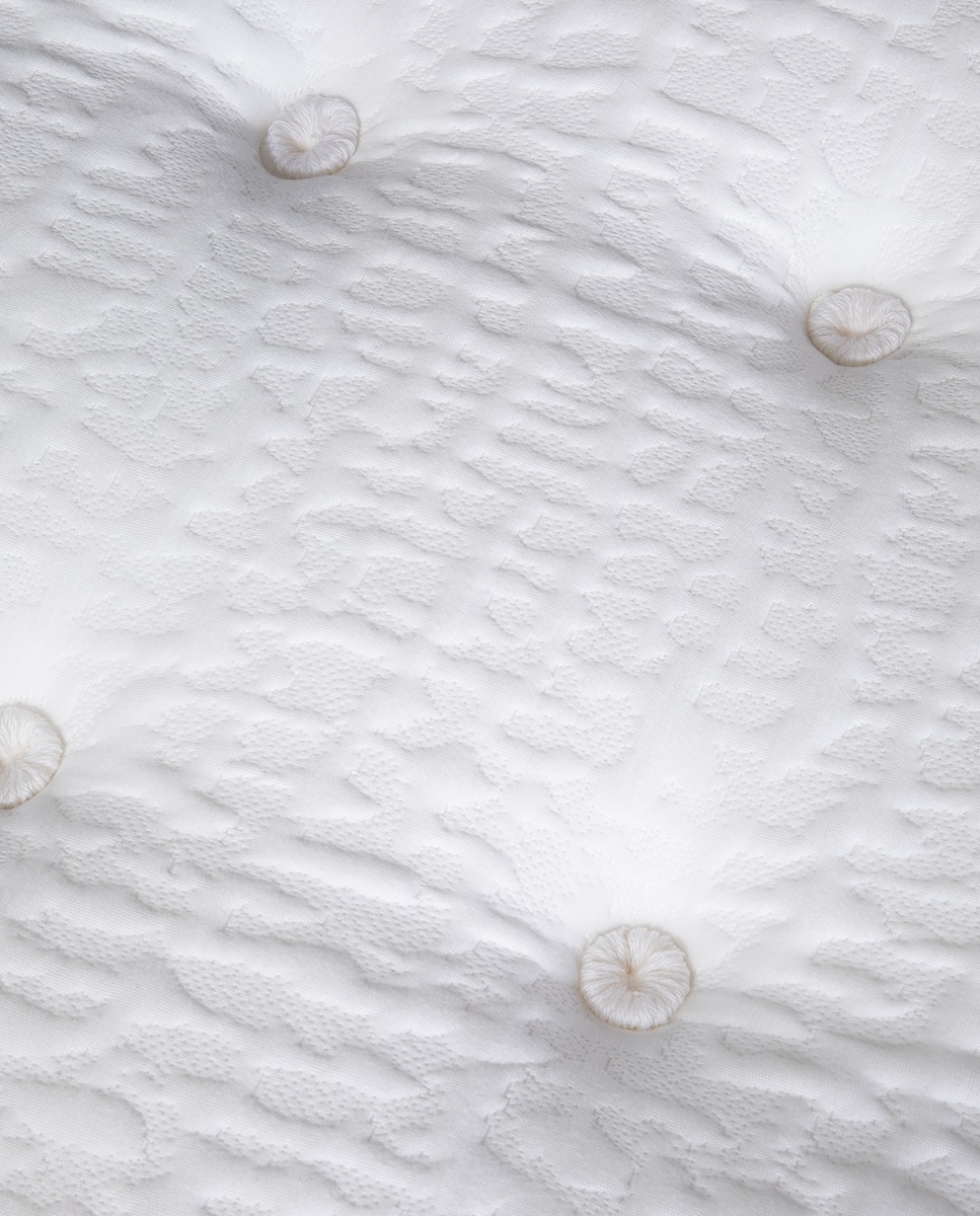 Imagen 2 de Colchón de muelles ensacados + látex Talalay San Diego Aireloom - Blanco Cama 80 x 190 cm Blanco