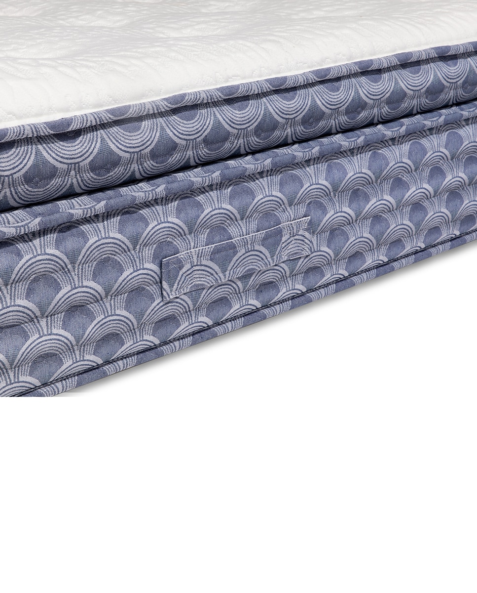 Imagen 4 de Colchón de muelles ensacados + látex Talalay San Diego Aireloom - Blanco Cama 80 x 190 cm Blanco