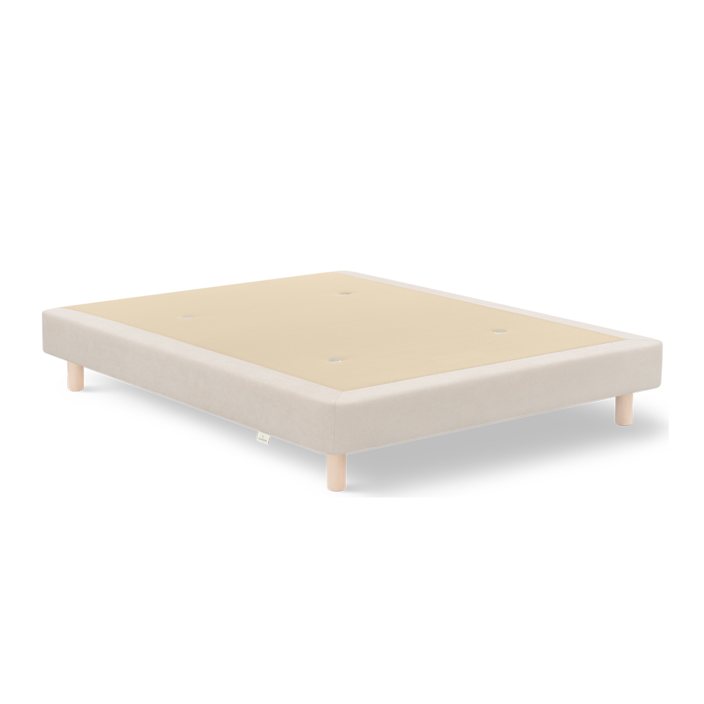 Imagen 0 de Base tapizada en tela Classic Sonpura Crudo
