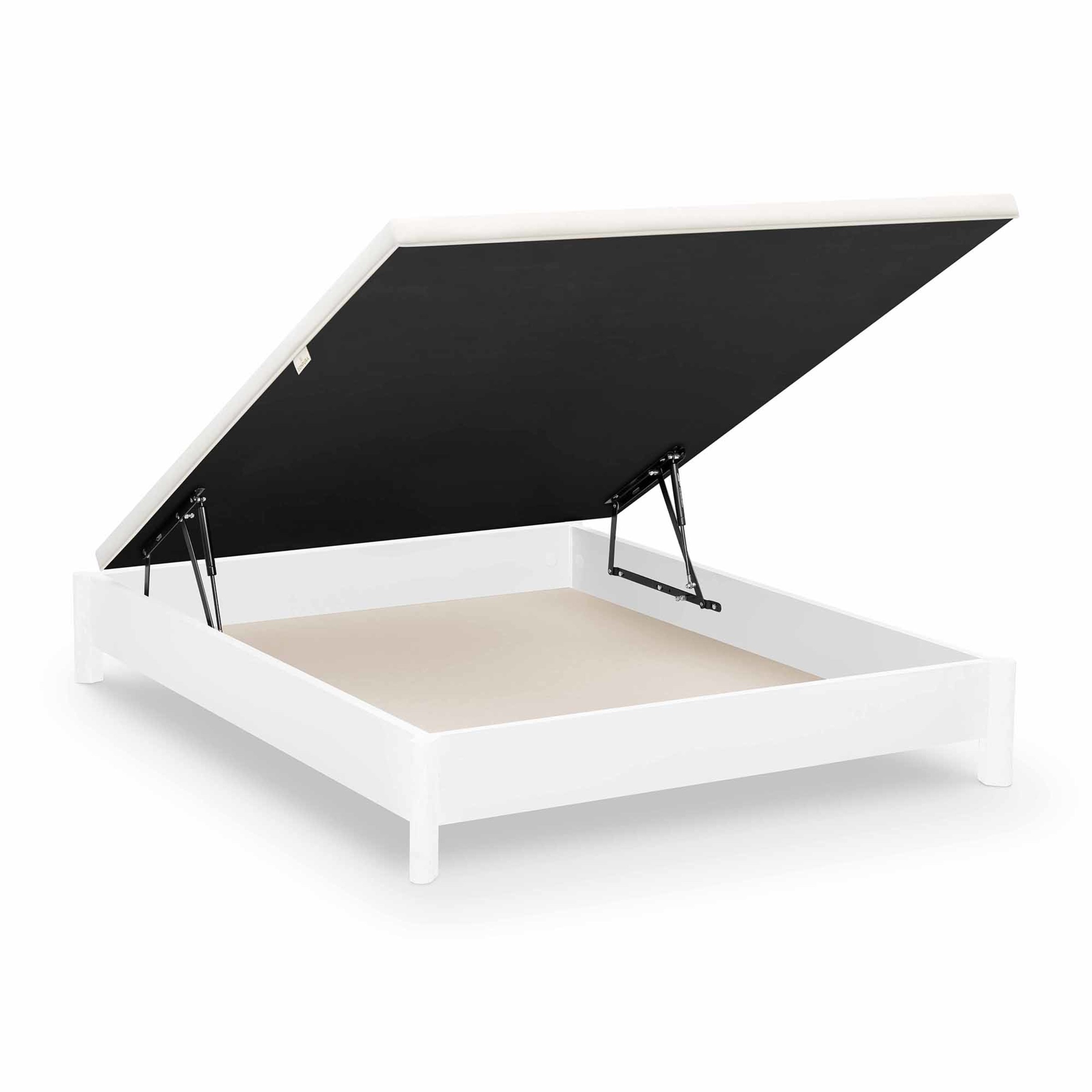 Canapé abatible de madera Loto Sonpura - Blanco Cama 80 x 190 cm Blanco-1