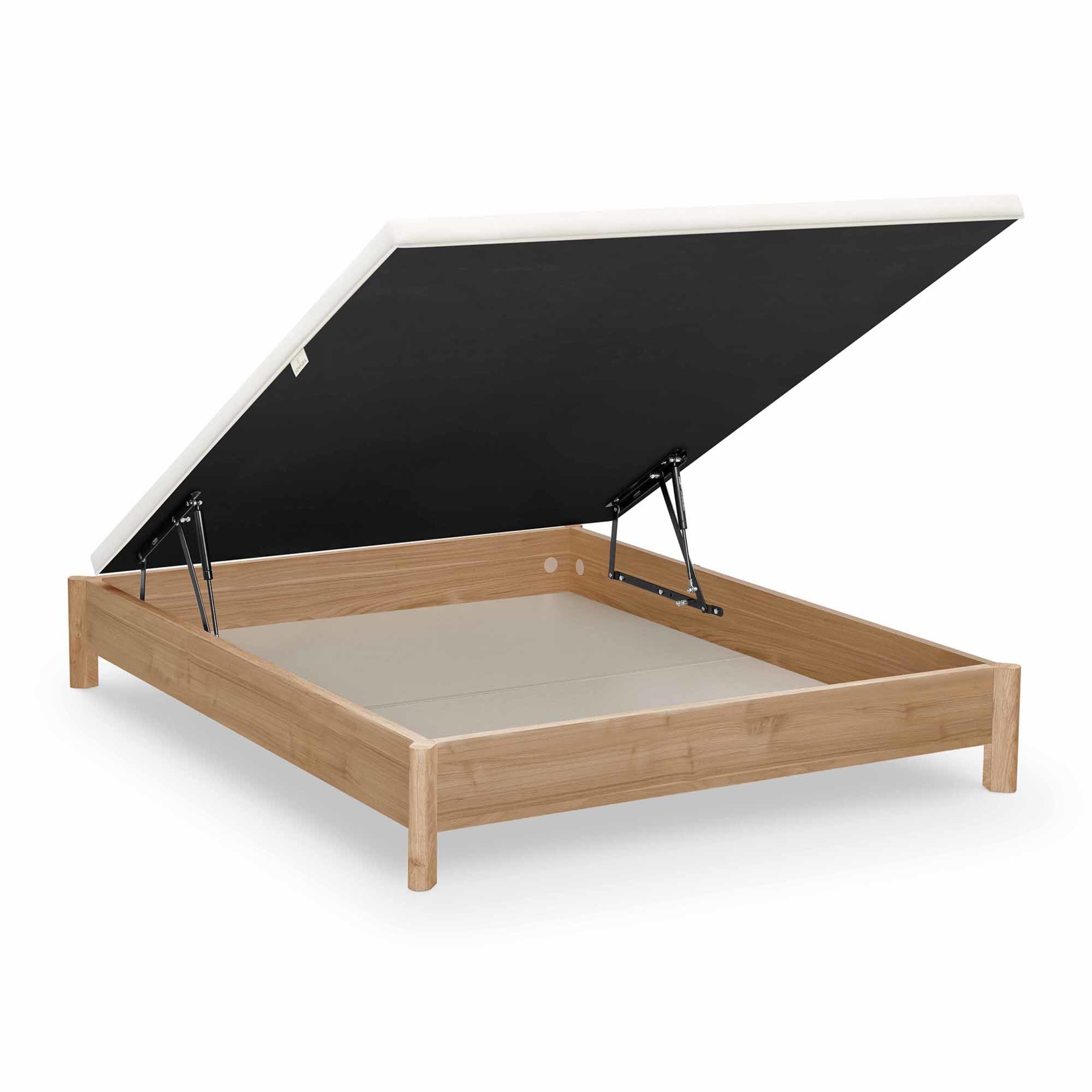 Canapé abatible de madera Loto Sonpura - Nogal Cama 80 x 190 cm Nogal-1