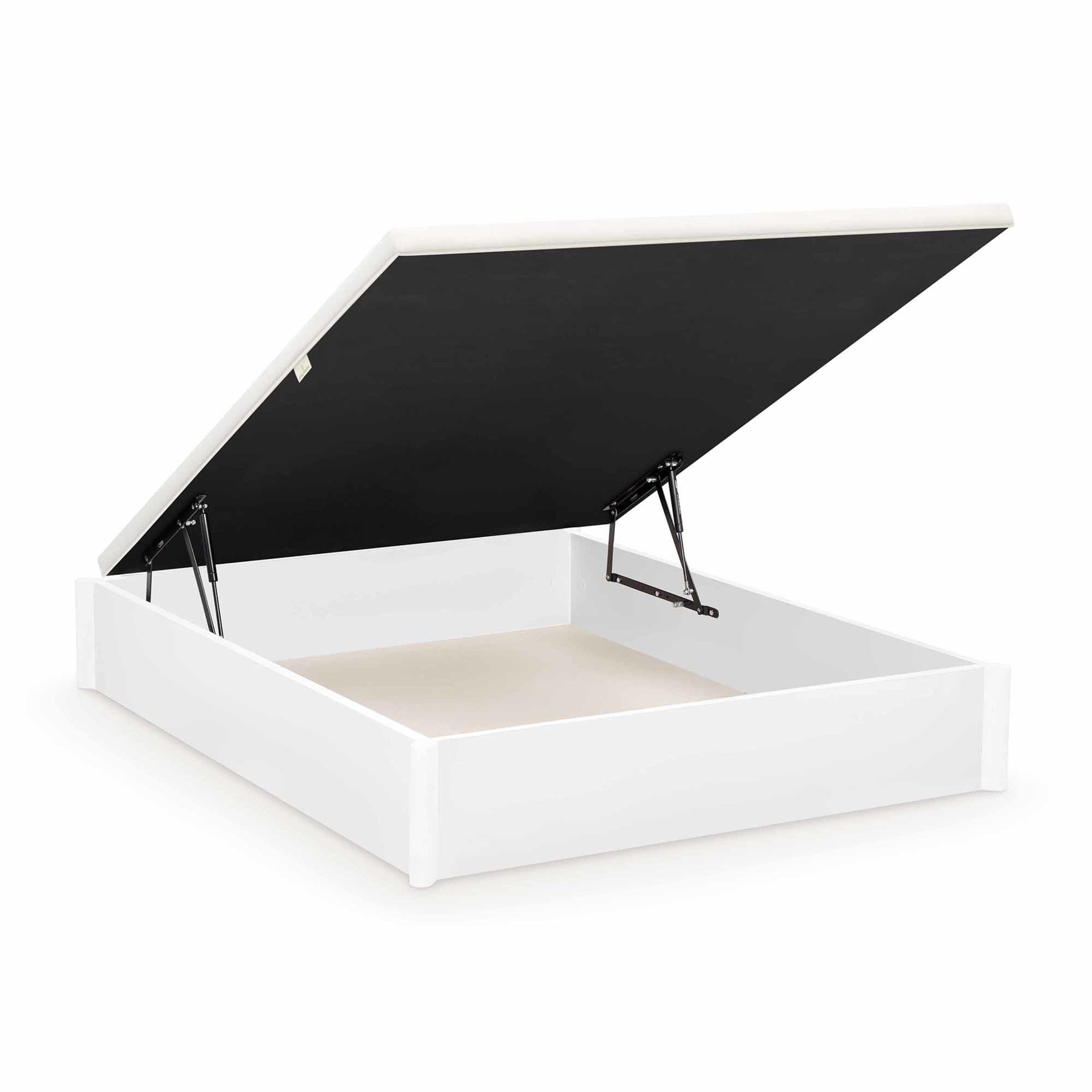 Imagen 1 de Canapé abatible de madera Amara Sonpura - Blanco Cama 80 x 190 cm Blanco
