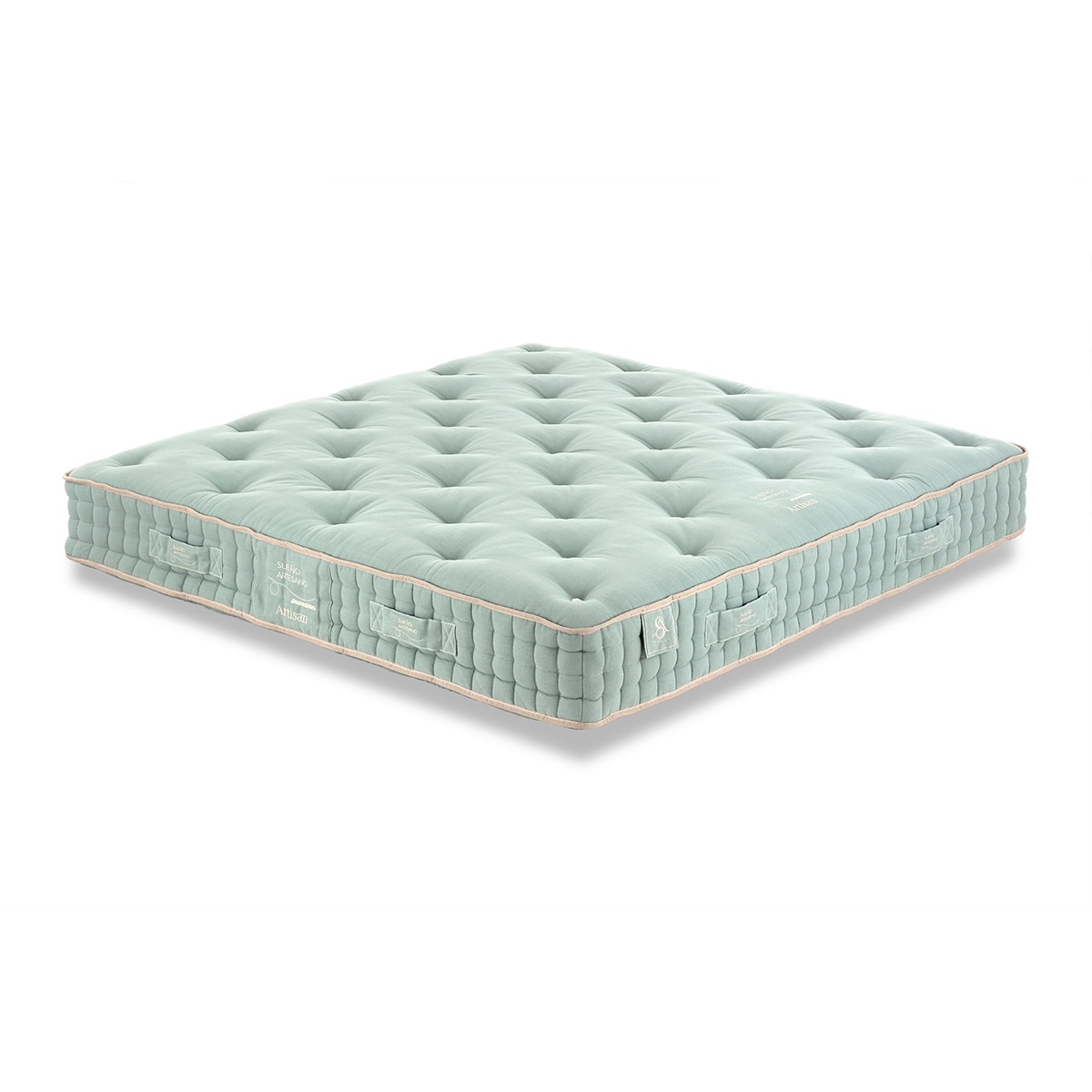 Colchão de Molas Ensacadas + Látex Talalay Firmeza Média Formentera C Turquesa-1