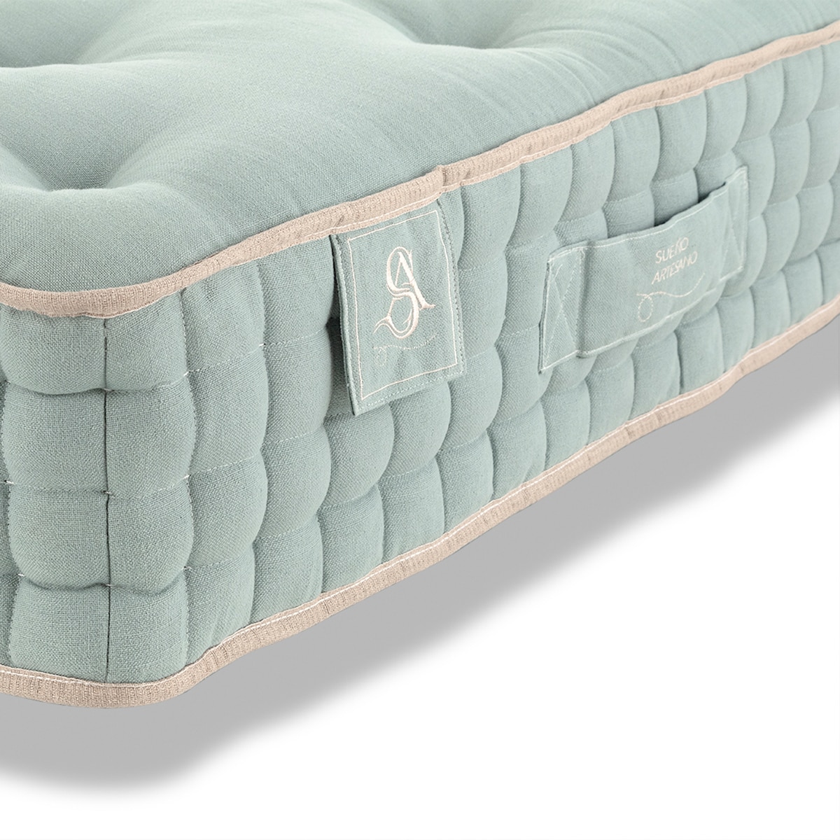 Colchão de Molas Ensacadas + Látex Talalay Firmeza Suave-Firme Formentera C Turquesa-2
