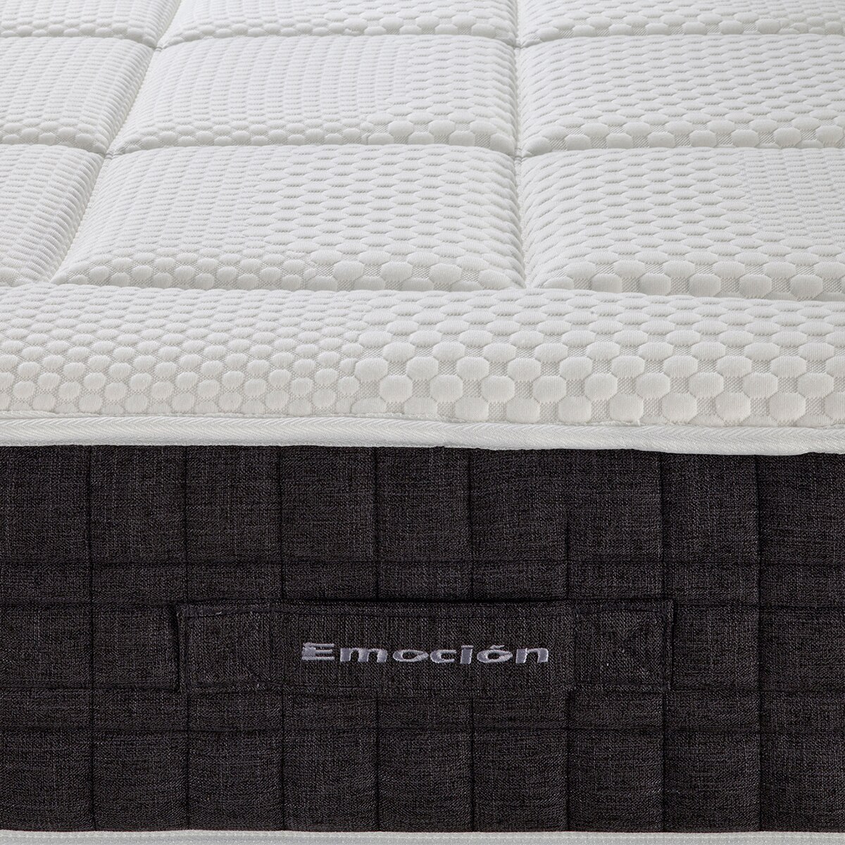 Colchão de látex talalay Oniris Emoción 19 Médio Dunlopillo Branco-2
