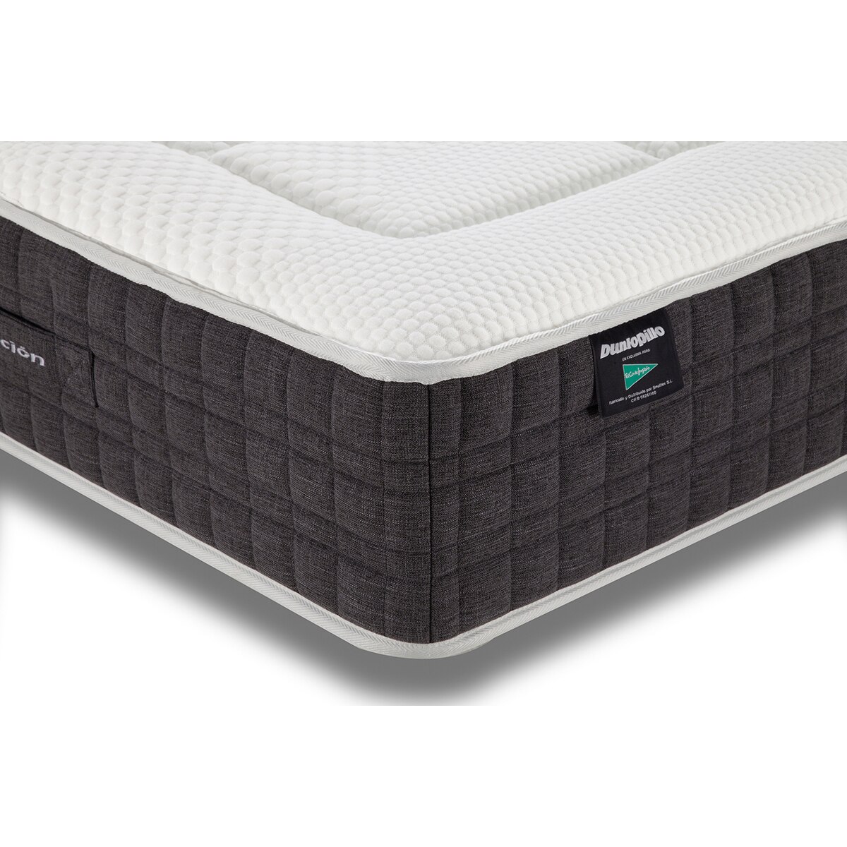 Colchão de látex talalay Oniris Emoción 19 Médio Dunlopillo Branco-4