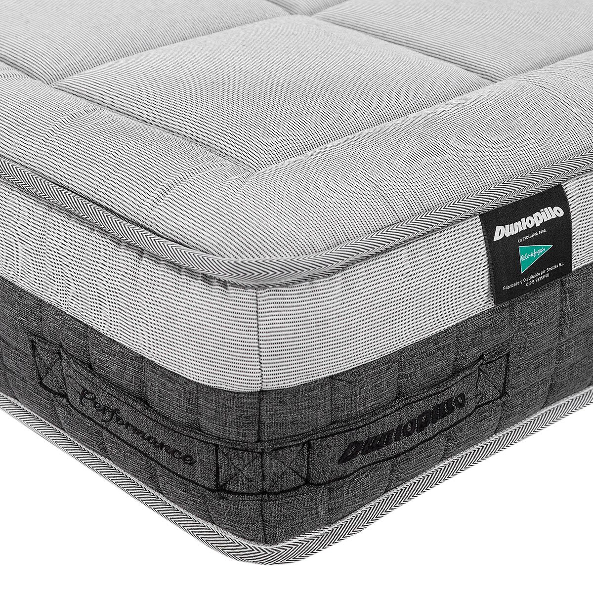 Colchão Visco + Látex Performance 2019 Firme Dunlopillo Cinzento-2
