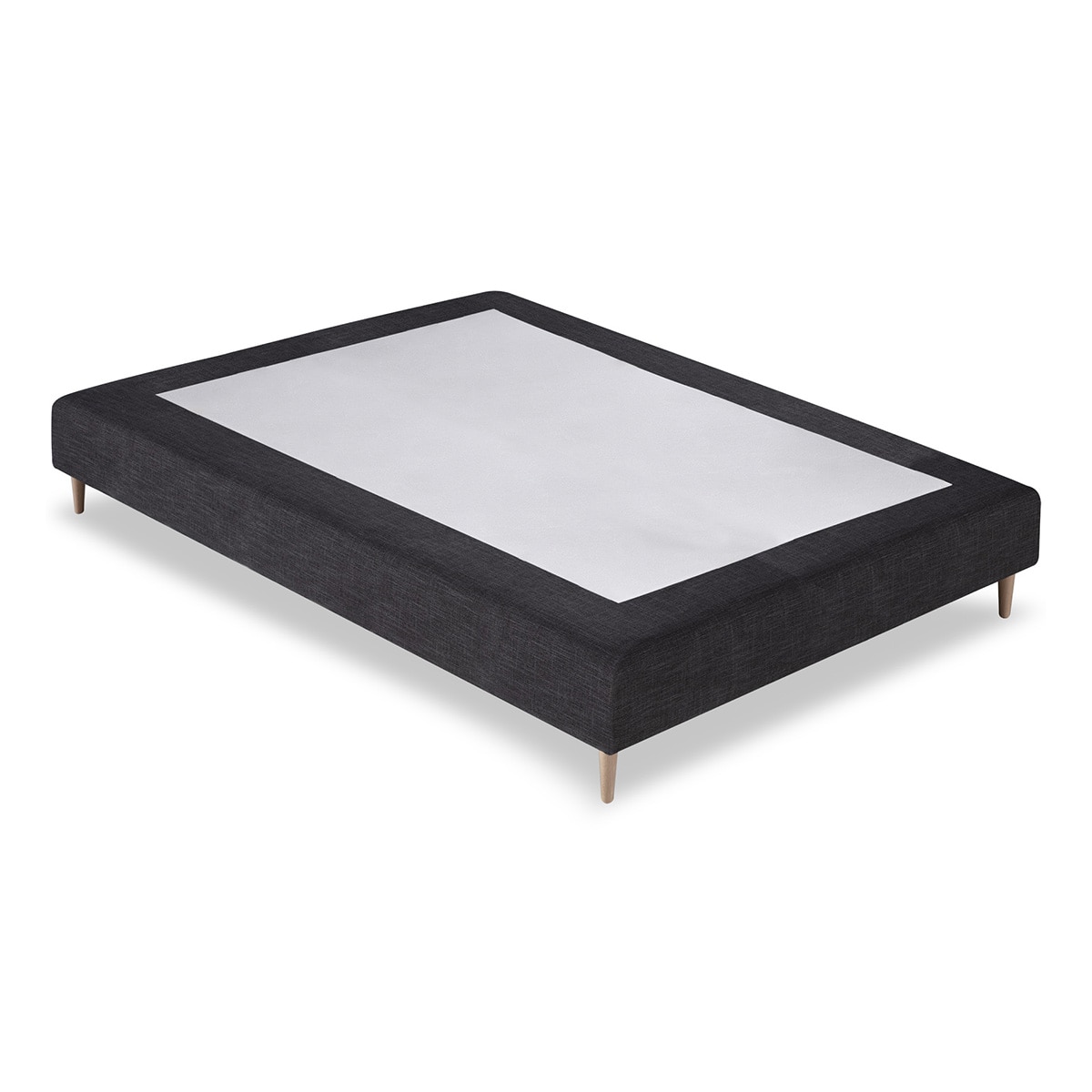 Base tapizada de muelles Divan Royal Sueño Artesano - Gris oscuro Cama 80 x 190 cm Gris oscuro-1