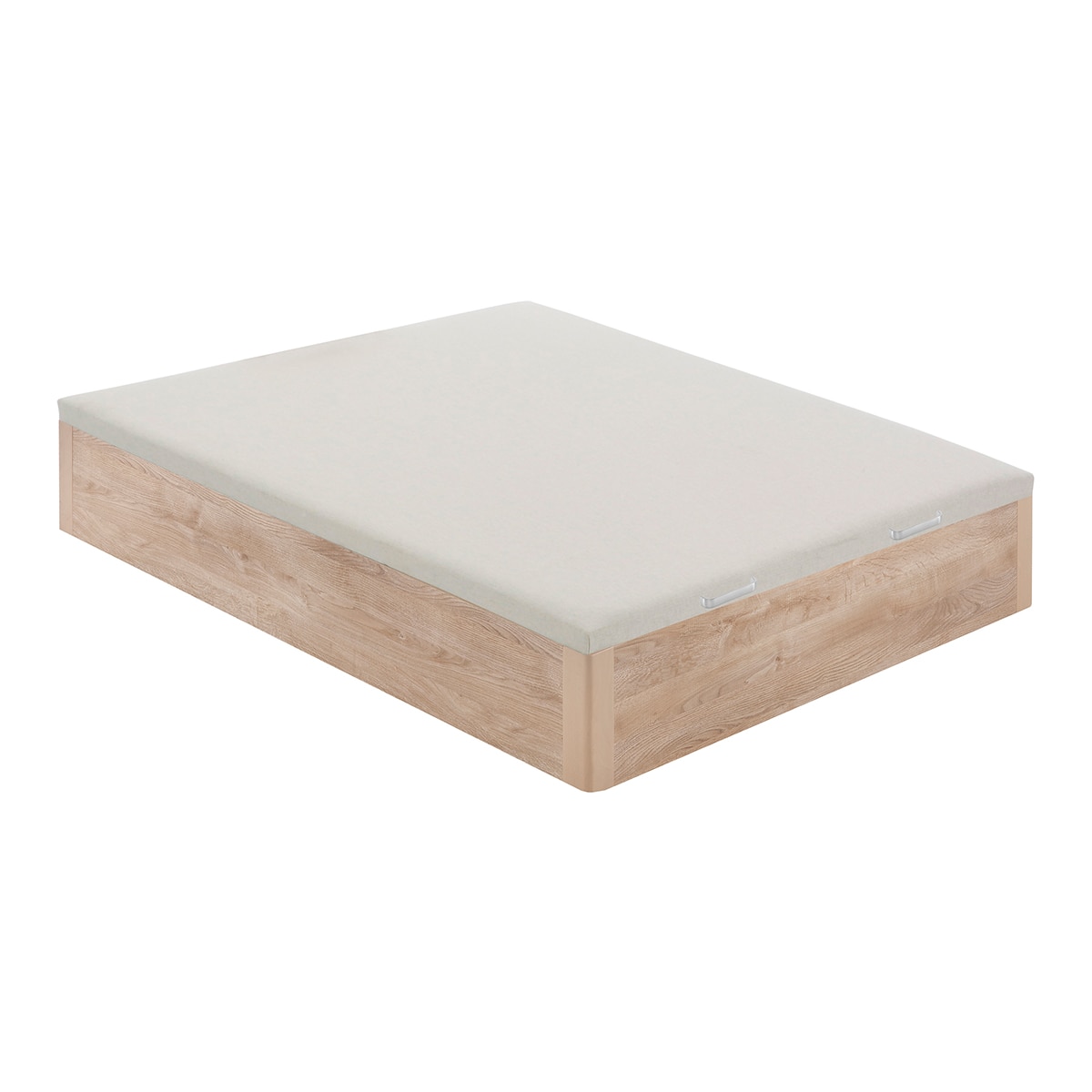 Imagen 2 de Canapé abatible de madera Dunlopillo - Roble Cama 90 x 190 cm Roble