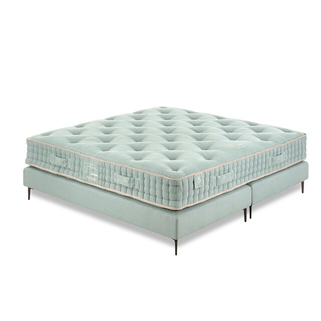 Imagem 0 de Conjunto de Colchão de Molas Ensacadas de Firmeza Firme + Base Estofada de Molas Formentera