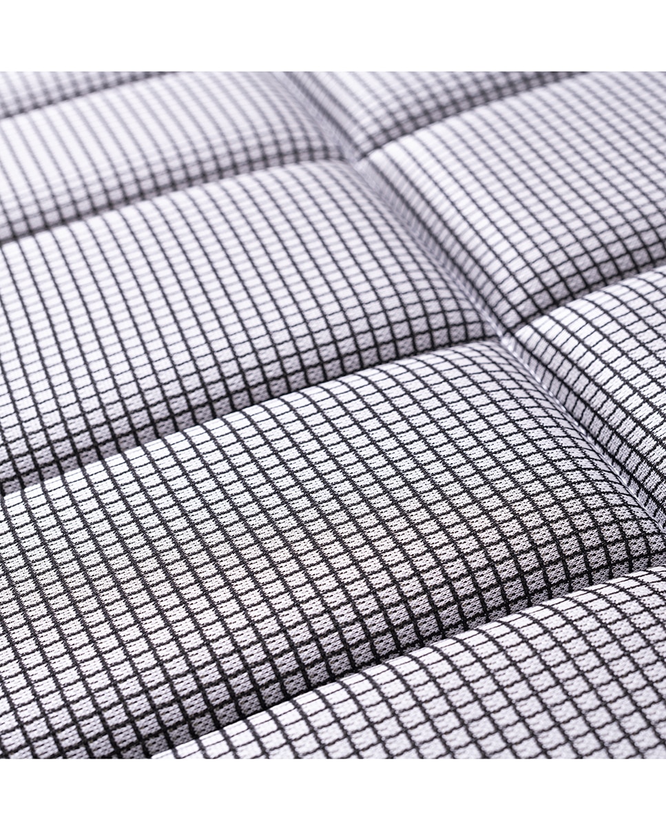Colchón HR + viscoelástica firmeza firme-media Aire Summum Lattoflex - Gris Cama 135 x 190 cm Gris-3