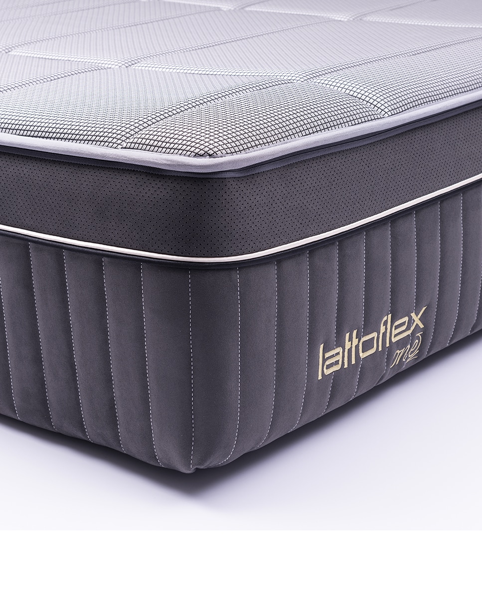 Colchón HR + viscoelástica firmeza firme-media Aire Summum Lattoflex - Gris Cama 135 x 190 cm Gris-5