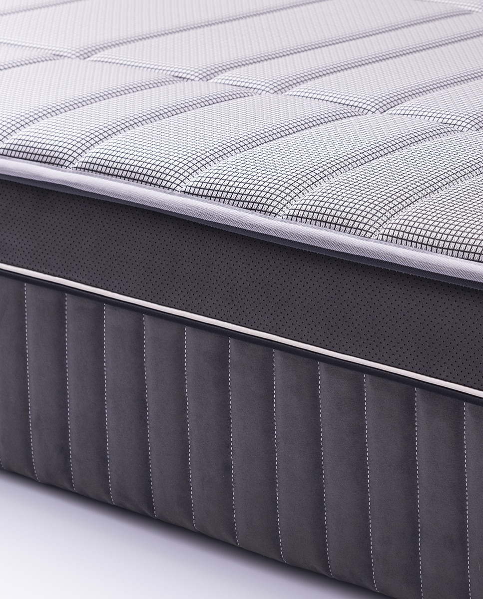Colchón HR + viscoelástica firmeza firme-media Aire Summum Lattoflex - Gris Cama 135 x 190 cm Gris-6