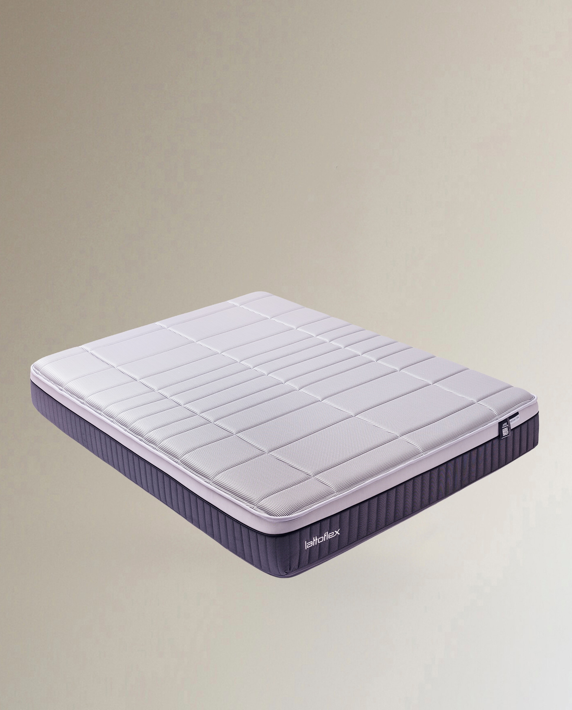 Imagen 0 de Colchón HR + viscoelástica firmeza media Aire Premium V3 Lattoflex Gris